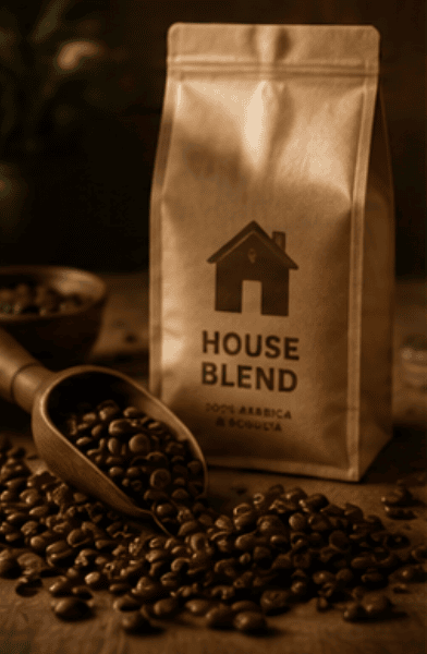 House Blend 200g untuk espresso.